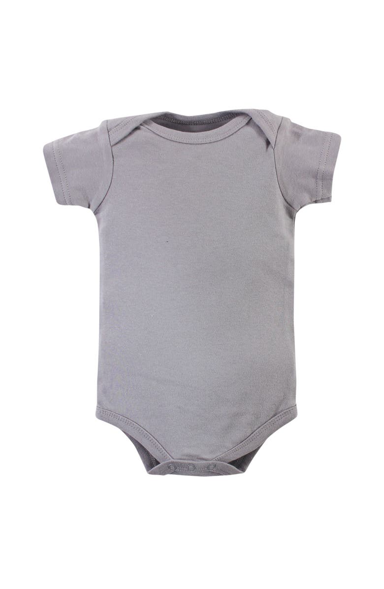 Hudson Baby Cotton Bodysuits 7-Pack, Alternate, color, Alphabet Animals