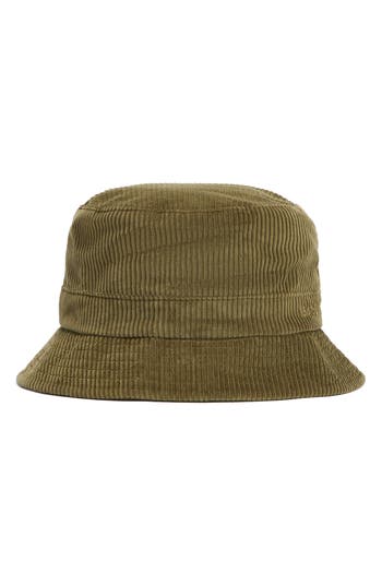 Barbour Tolsta Corduroy Bucket Hat In Green