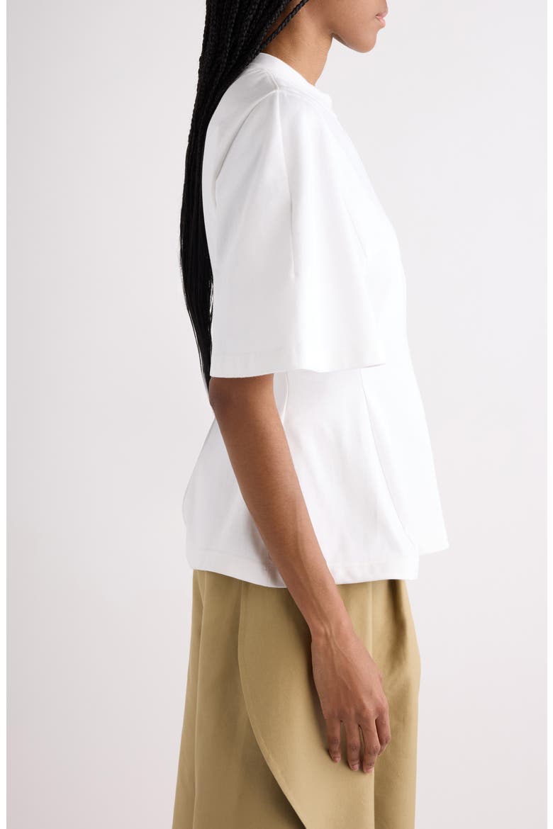 Shaped T-Shirt, Alternate, color, 9000 WHITE