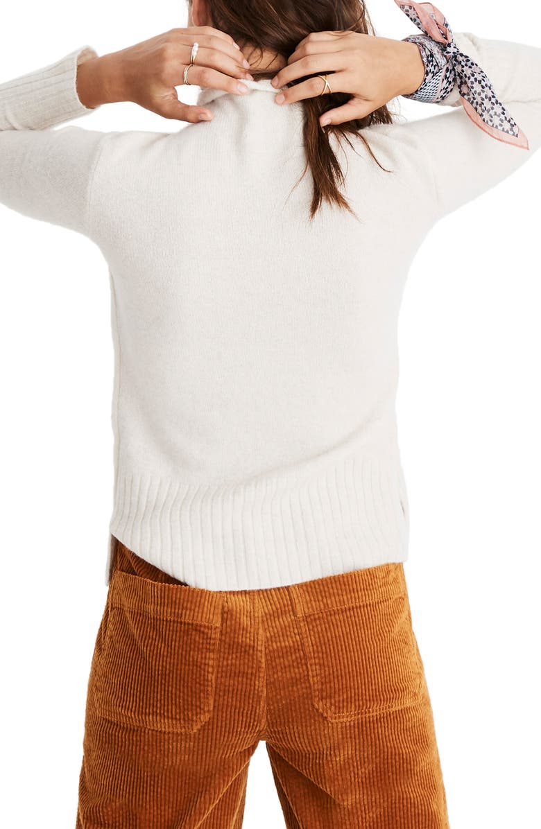 Madewell Inland Rolled Turtleneck Sweater, Alternate, color, 