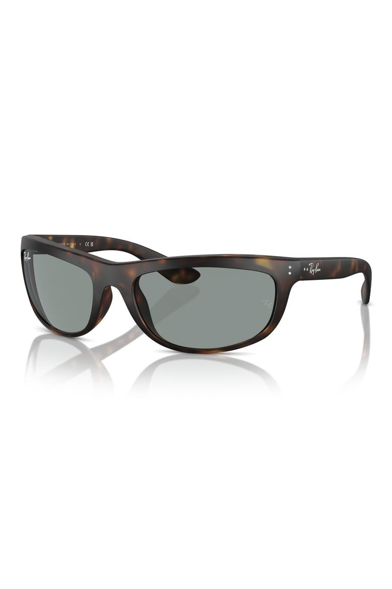 62mm Oversize Rectangular Sunglasses, Alternate, color, HAVANA