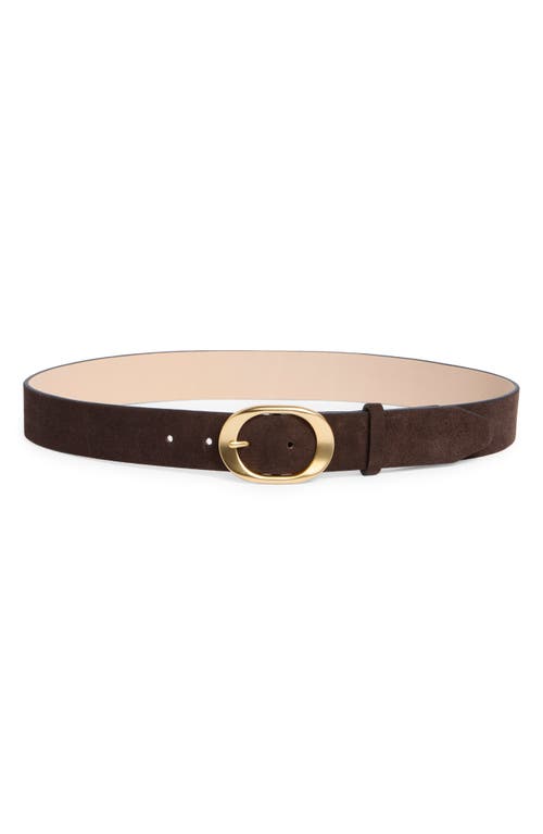 rag & bone Vera Sude Belt in Brown at Nordstrom, Size Large