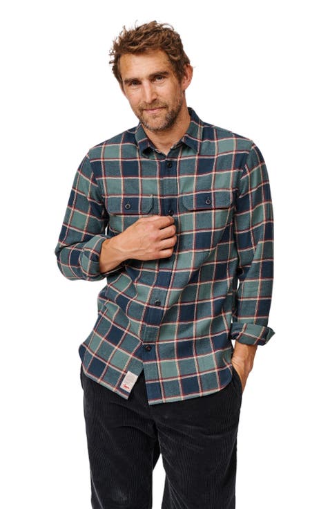 Crowle Button Up Flannel Shirt