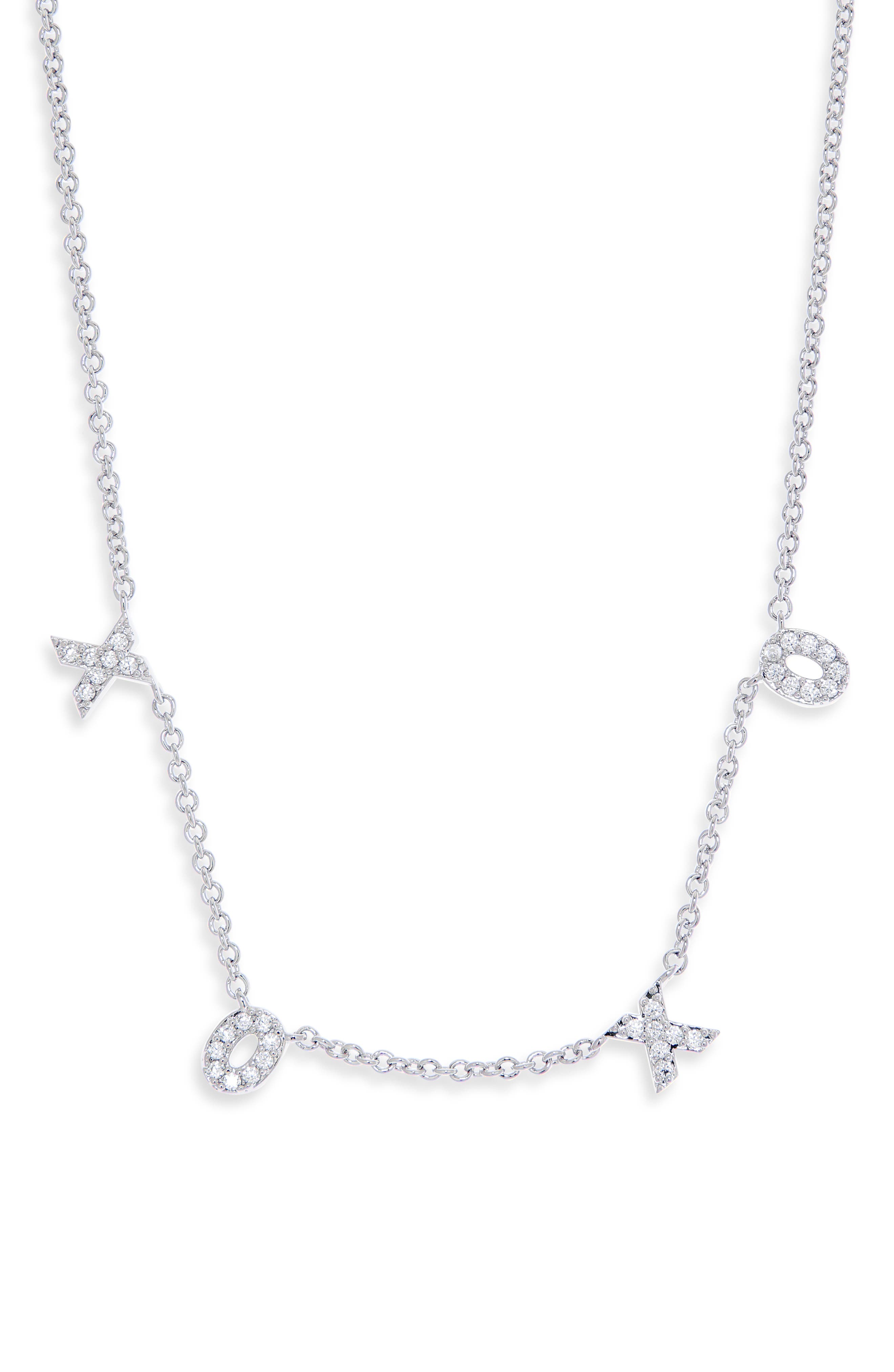 Heartbreaker XO Station Necklace