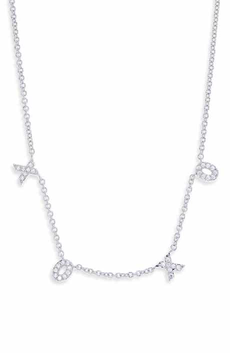 Heartbreaker XO Station Necklace