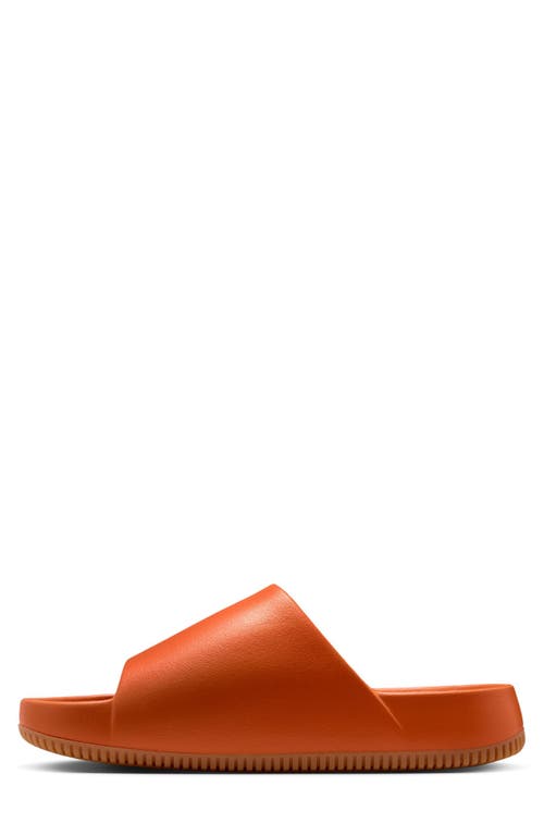 Nike Calm Slide Sandal In Orange