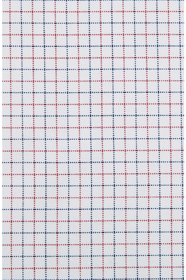 New England Plaid Cotton Sheet Set, Alternate, color, RED/ DEEP BLUE