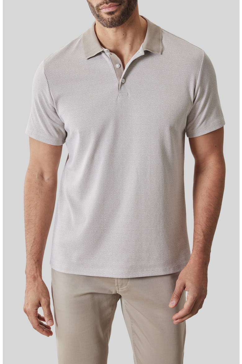 Rib Collar Polo, Main, color, STRING