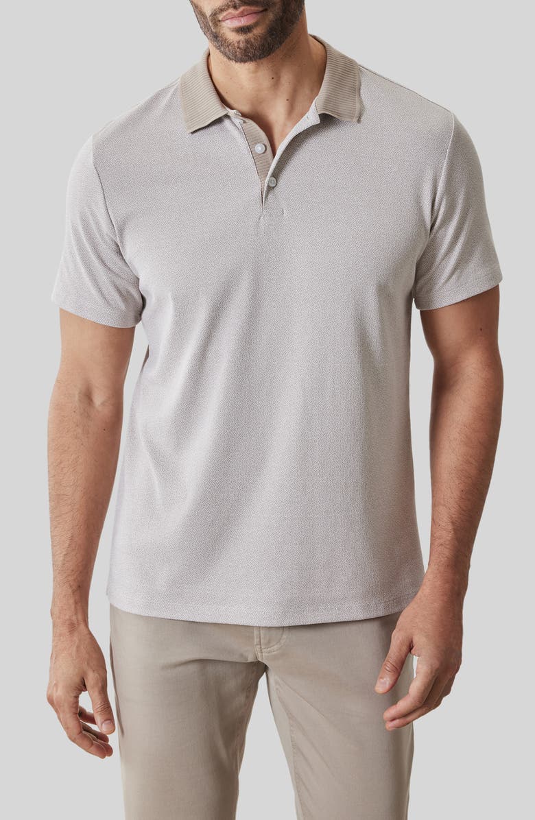 Robert Barakett Rib Collar Polo, Main, color, String