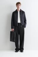 COS Padded Nylon Zip-Up Bomber Jacket