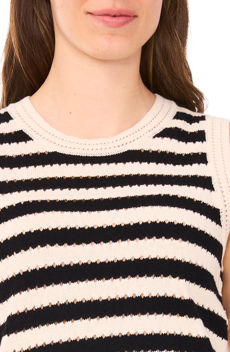 Halogen<sup>®</sup> Pointelle Sleeveless Sweater, Alternate, color,