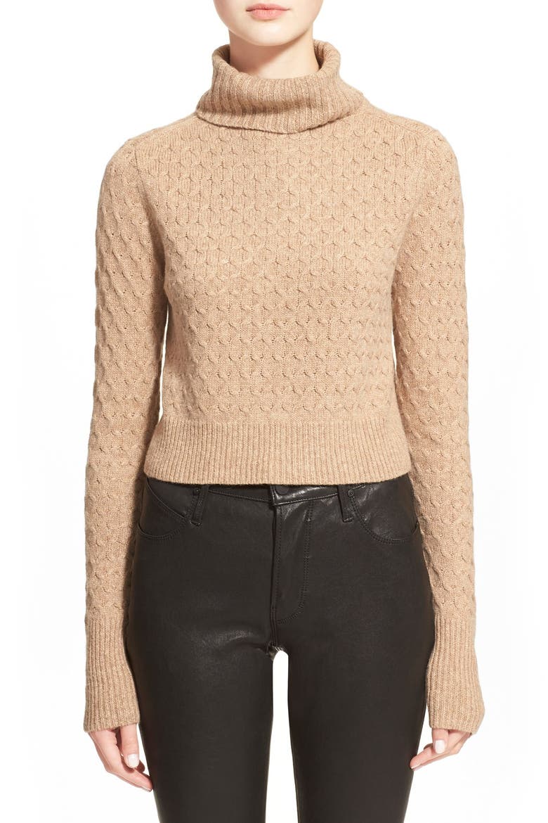 'Jeannie' Turtleneck Sweater, Main, color, CAMEL