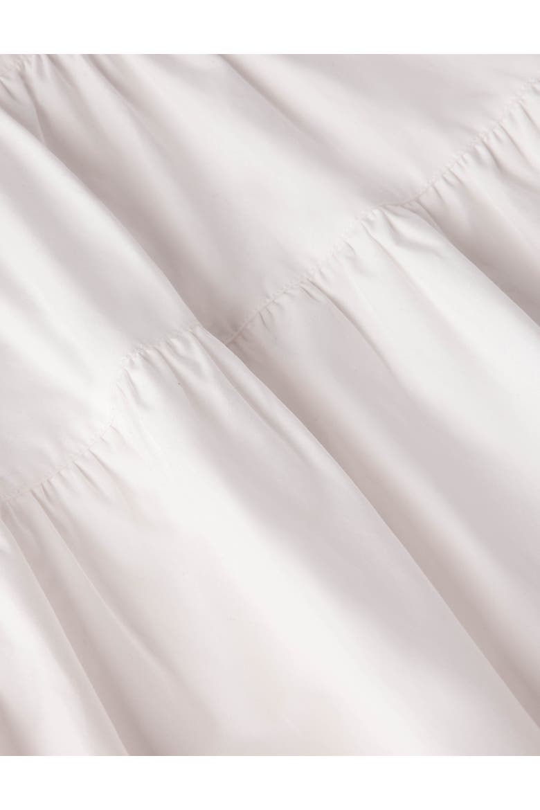 Tier Hem Cotton Skirt, Alternate, color, White