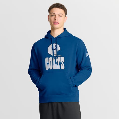 Men
s Nike Royal Indianapolis Colts Best Season Rewind Club Pullover Hoodie