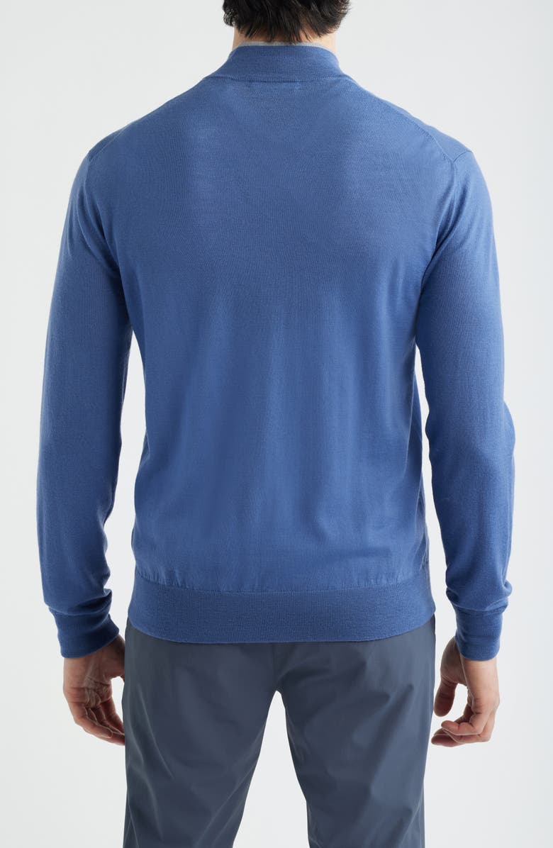 Greyson Saratoga Merino Wool Quarter Zip, Alternate, color, Falcon
