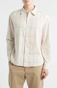 Malbon Golf Tattersall Button-Up Shirt