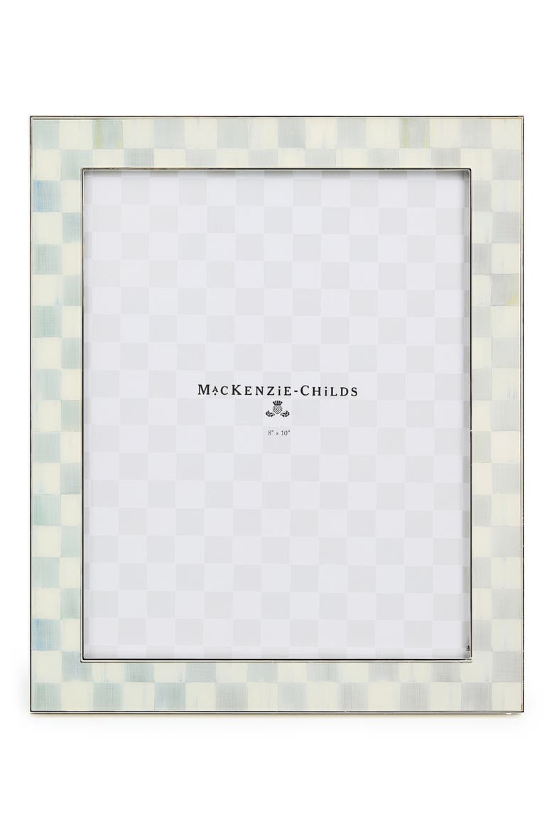 Sterling Check Silver Plate 8 x 10-Inch Picture Frame, Main, color, STERLING