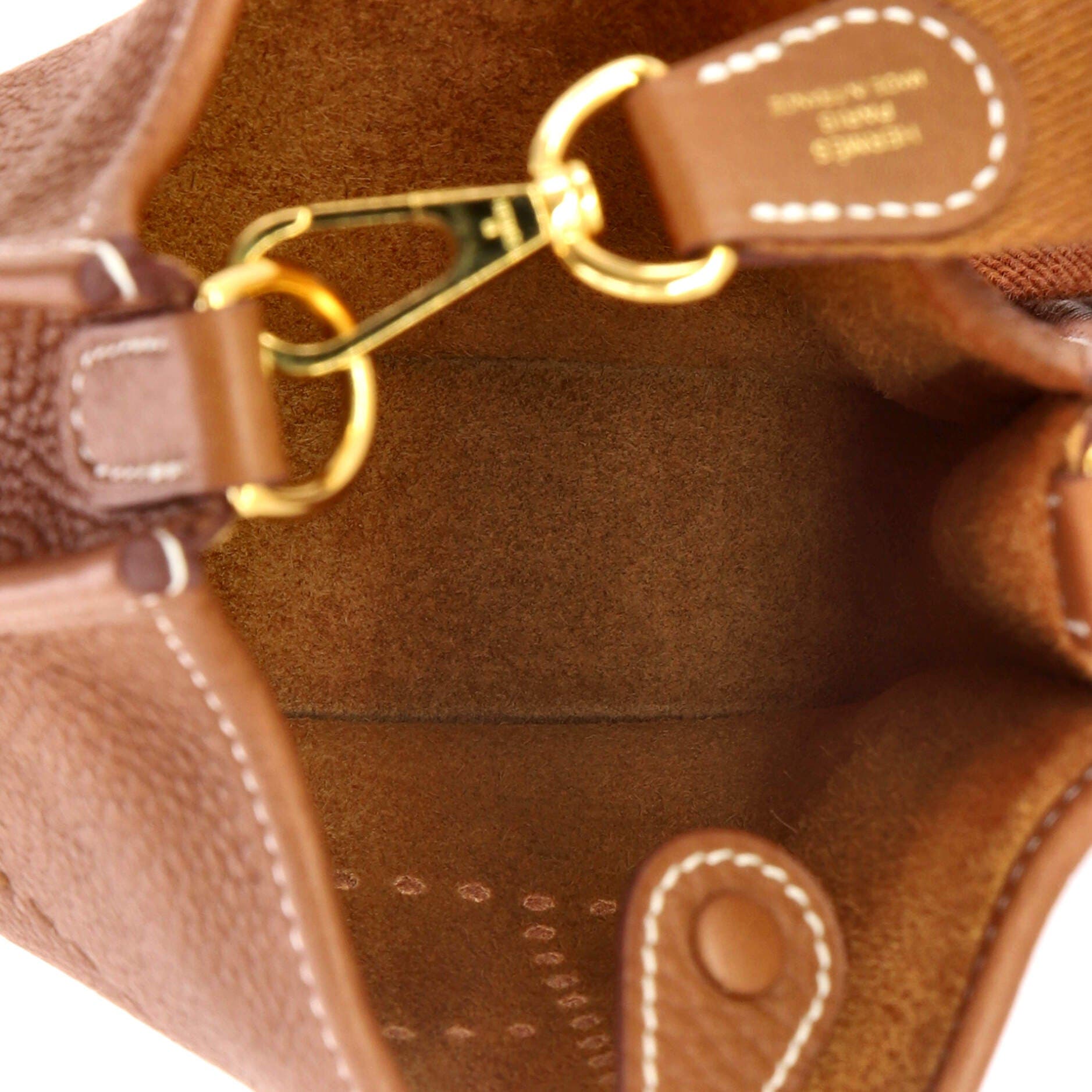 Pre-Owned Hermes Evelyne Bag Gen III Clemence TPM, Alternate, color, Gold