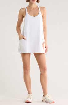 Free People Hot Shot Logo Pocket Stretch Cotton Minidress