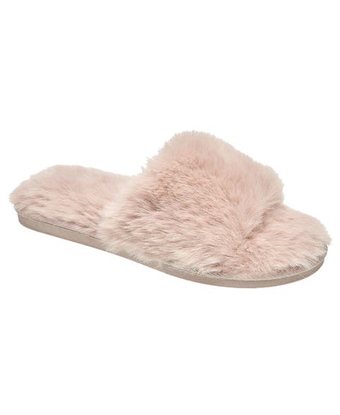 Slide Faux Fur Slipper