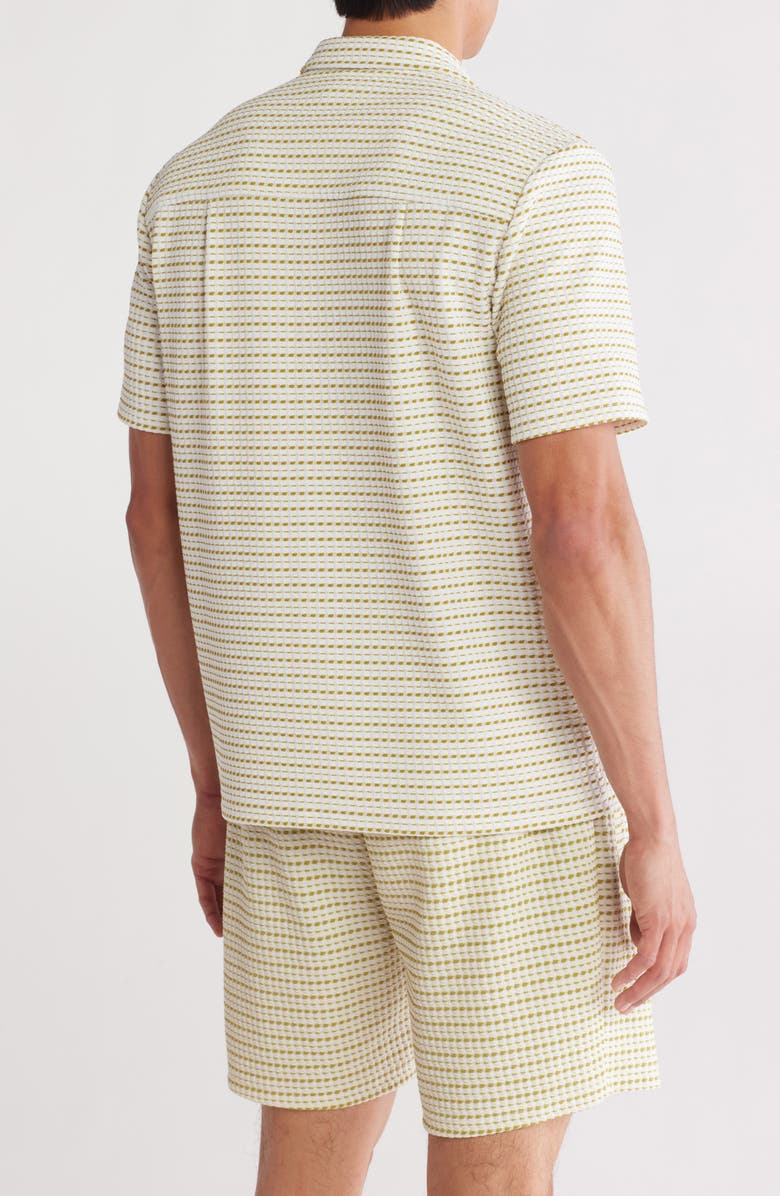 FLEECE FACTORY Sphere Short Sleeve Button-Up Shirt, Alternate, color,