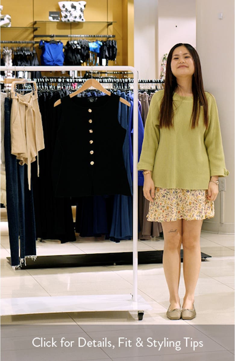 Paris Button-Up Sweater Vest, sales video thumbnail