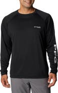 Columbia Big & Tall Terminal Tackle Long-Sleeve PFG T-Shirt
