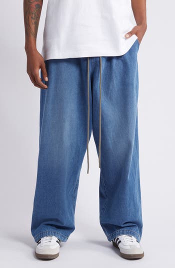 Fear of God Essentials Denim Drawstring Lounge Pants | Nordstrom