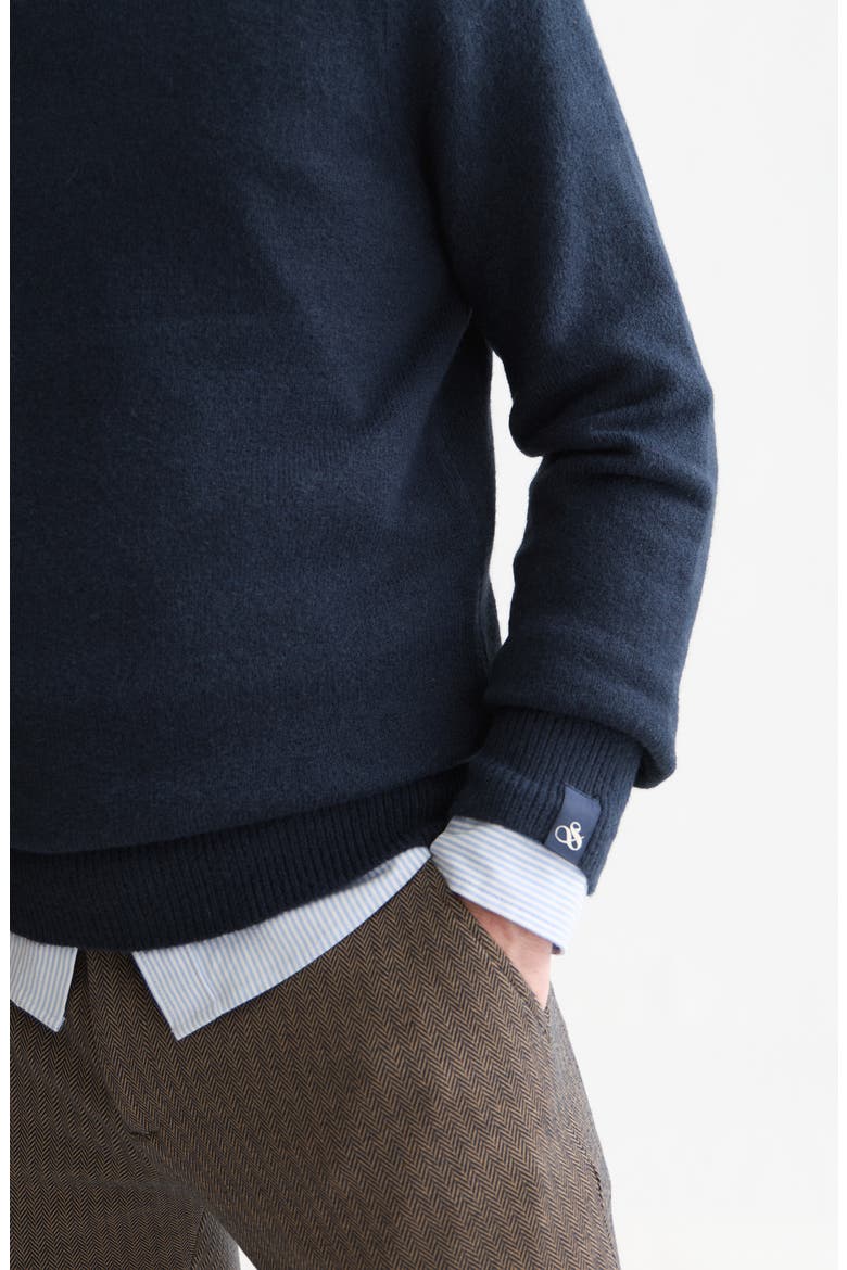 Soft Knit Crewneck Sweater, Alternate, color, SKY CAPTAIN