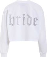 BRIDEMERCH Bride Rhinestone L/S Crew