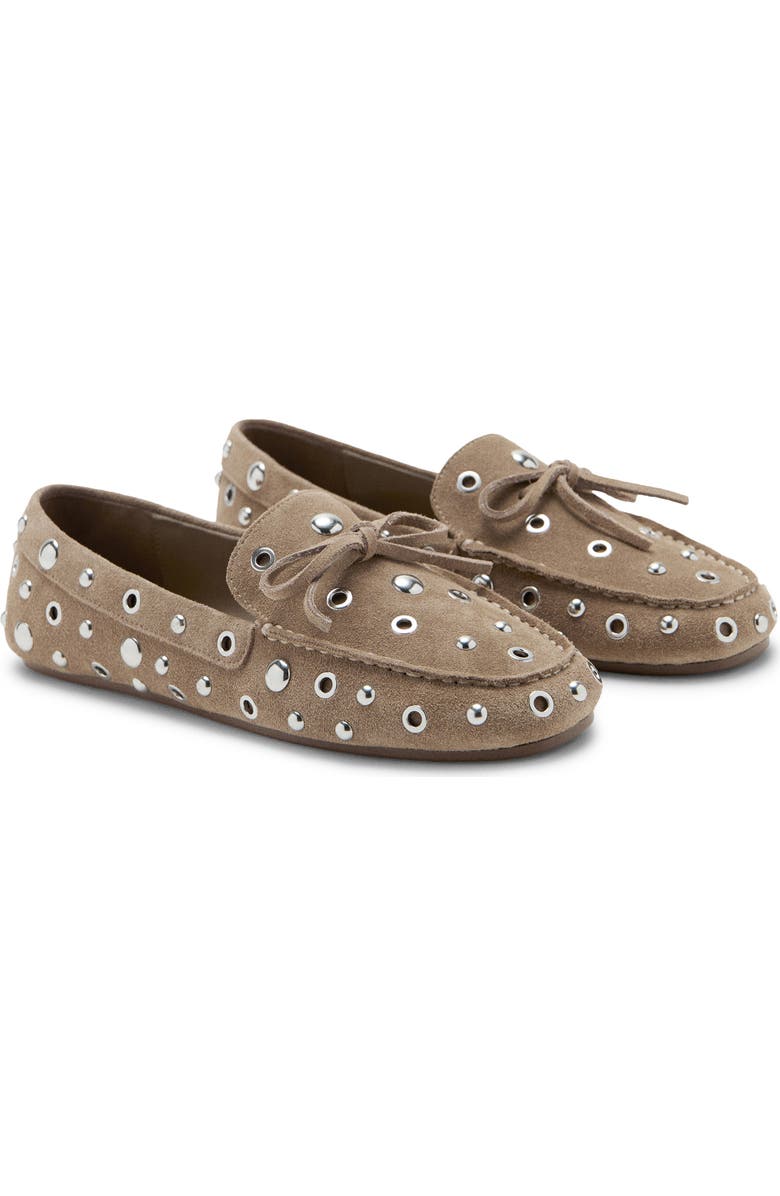 MANGO Eyelet Loafer, Main, color, Sand