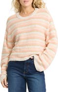 Billabong Bright Sol Stripe Cotton Blend Sweater