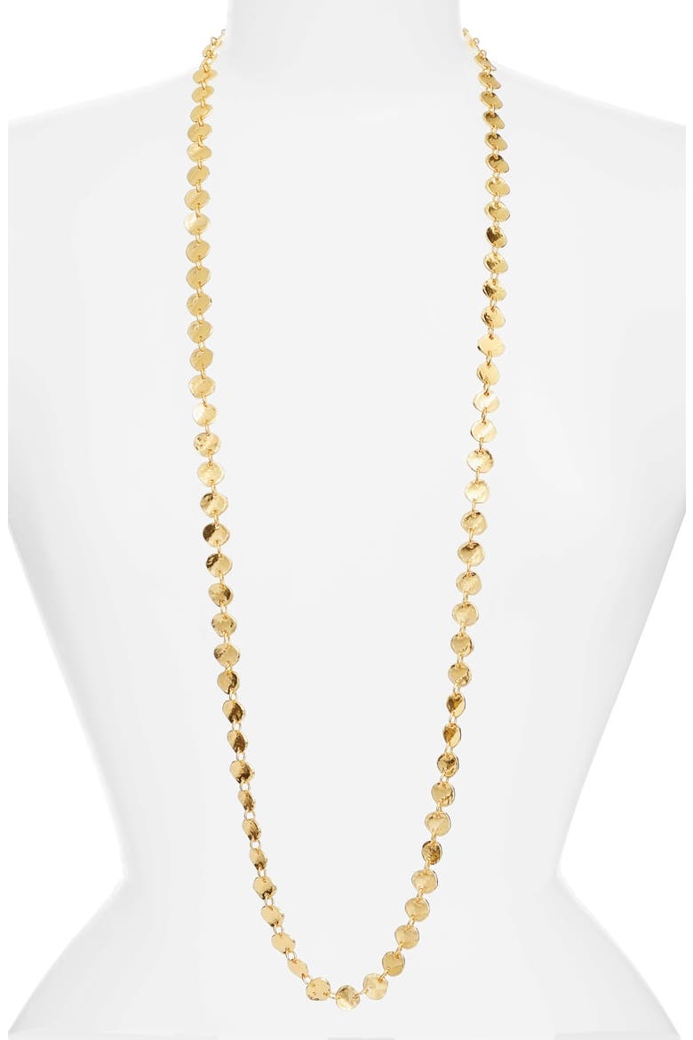 Sophia Long Necklace, Main, color, GOLD