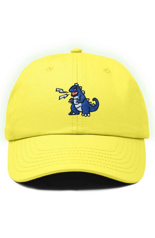 Shop Dalix Big Lizard Cap In Yellow