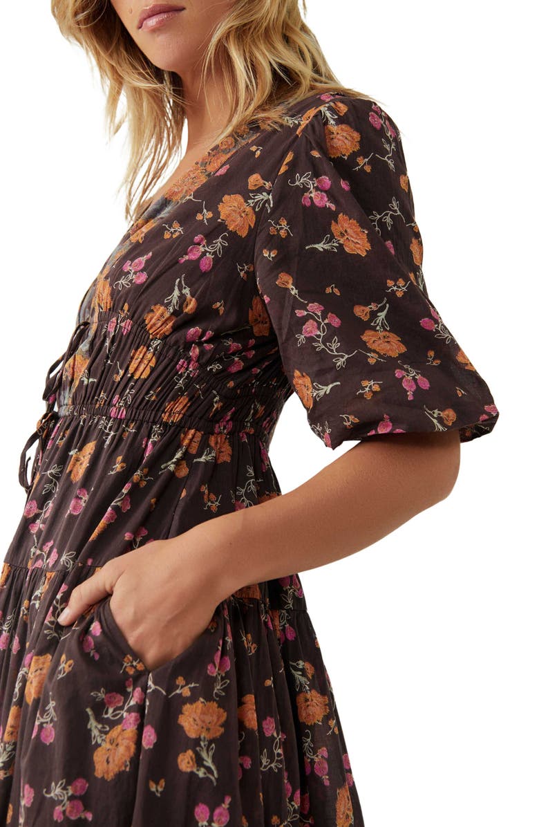 Free People Lysette Floral Maxi Dress, Alternate, color, 