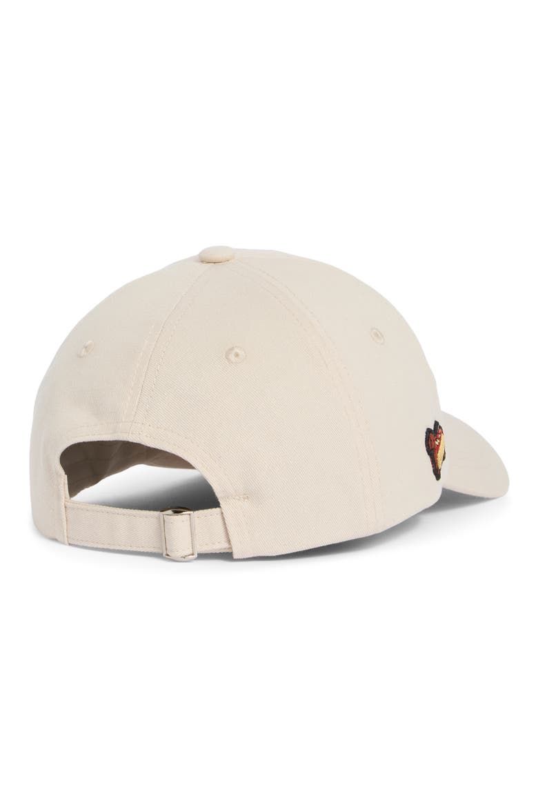 Embroidered Cotton Twill Baseball Cap, Alternate, color, HOT DOGS
