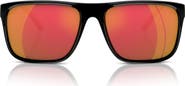 Scuderia Ferrari 59mm Mirrored Square Sunglasses