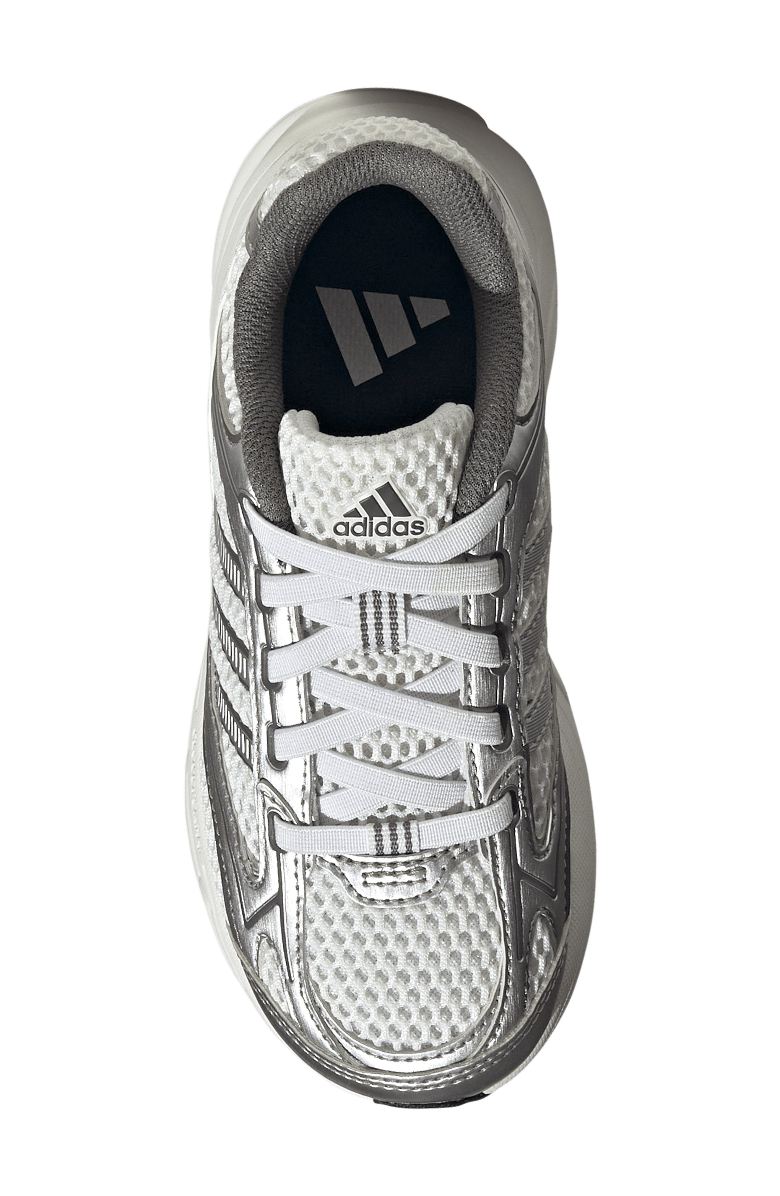 Kids' Spiritain EL C Running Shoe, Alternate, color, CRYSTAL WHITE/ SILVER/ GREY