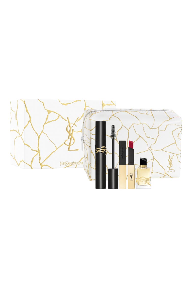 Matte Lipstick, Mascara & Libre Trio $110 Value, Main, color, NO COLOR