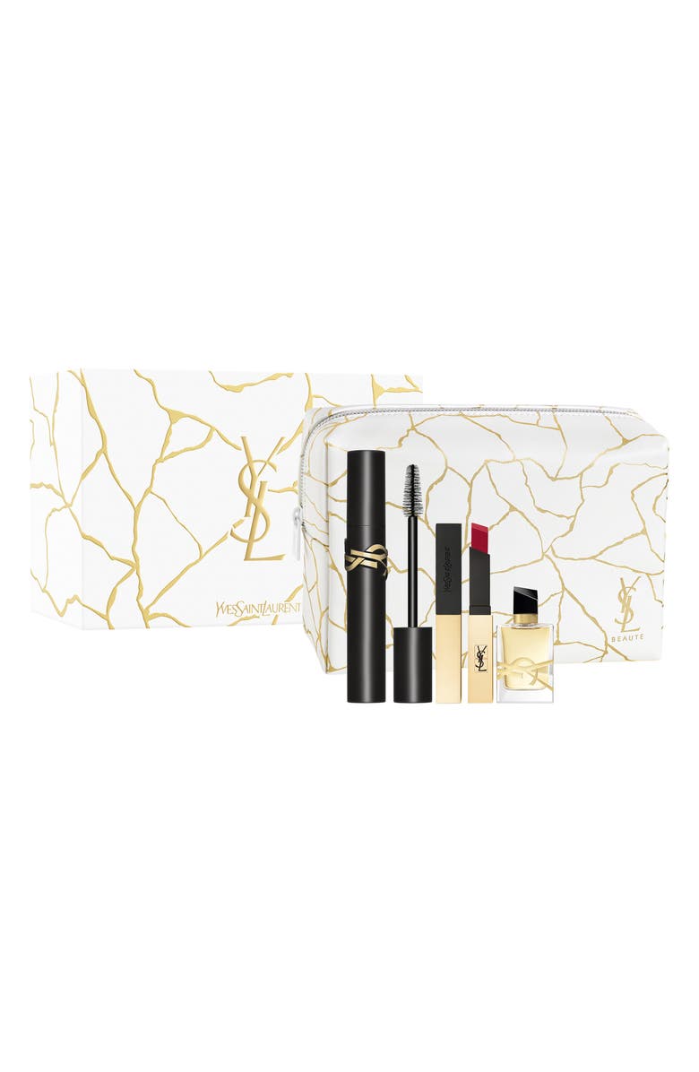 Yves Saint Laurent Matte Lipstick, Mascara & Libre Trio $110 Value, Main, color,