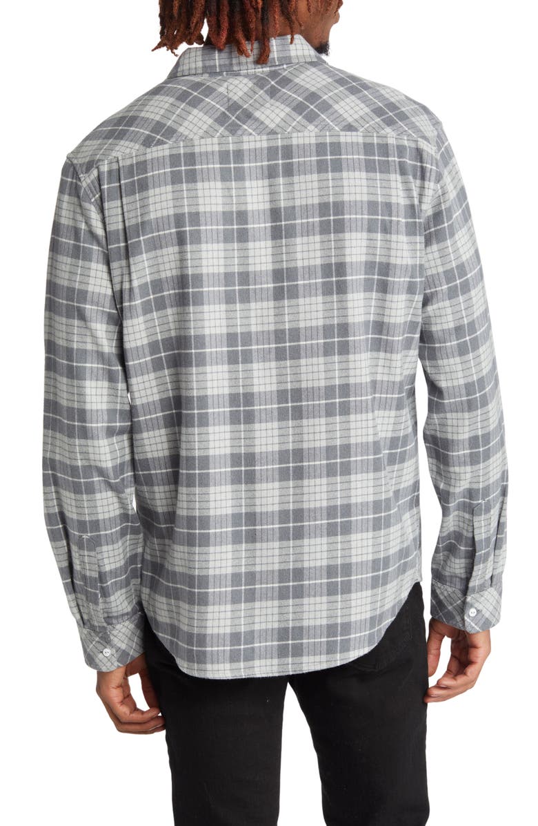 Rails Sussex Plaid Cotton Stretch Flannel Button-Up Shirt, Alternate, color, 