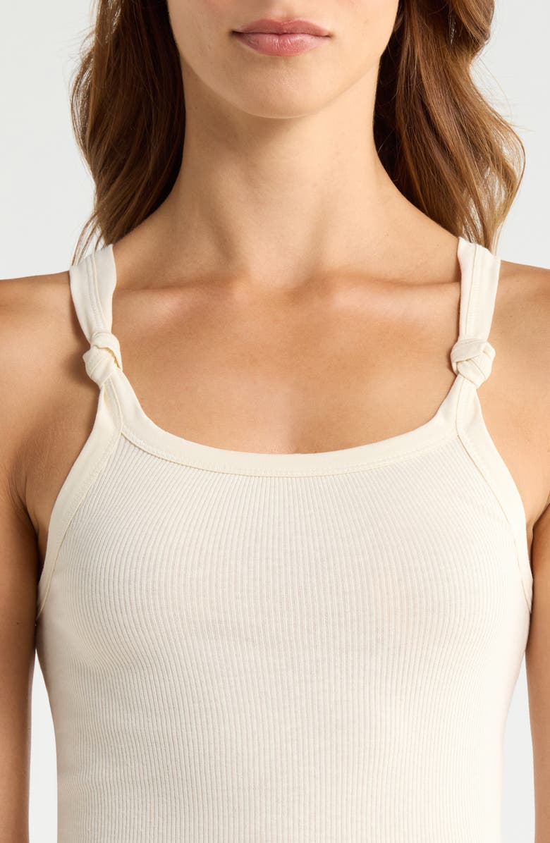 Re/Done Knotted Rib Tank, Alternate, color, Vintagewhite