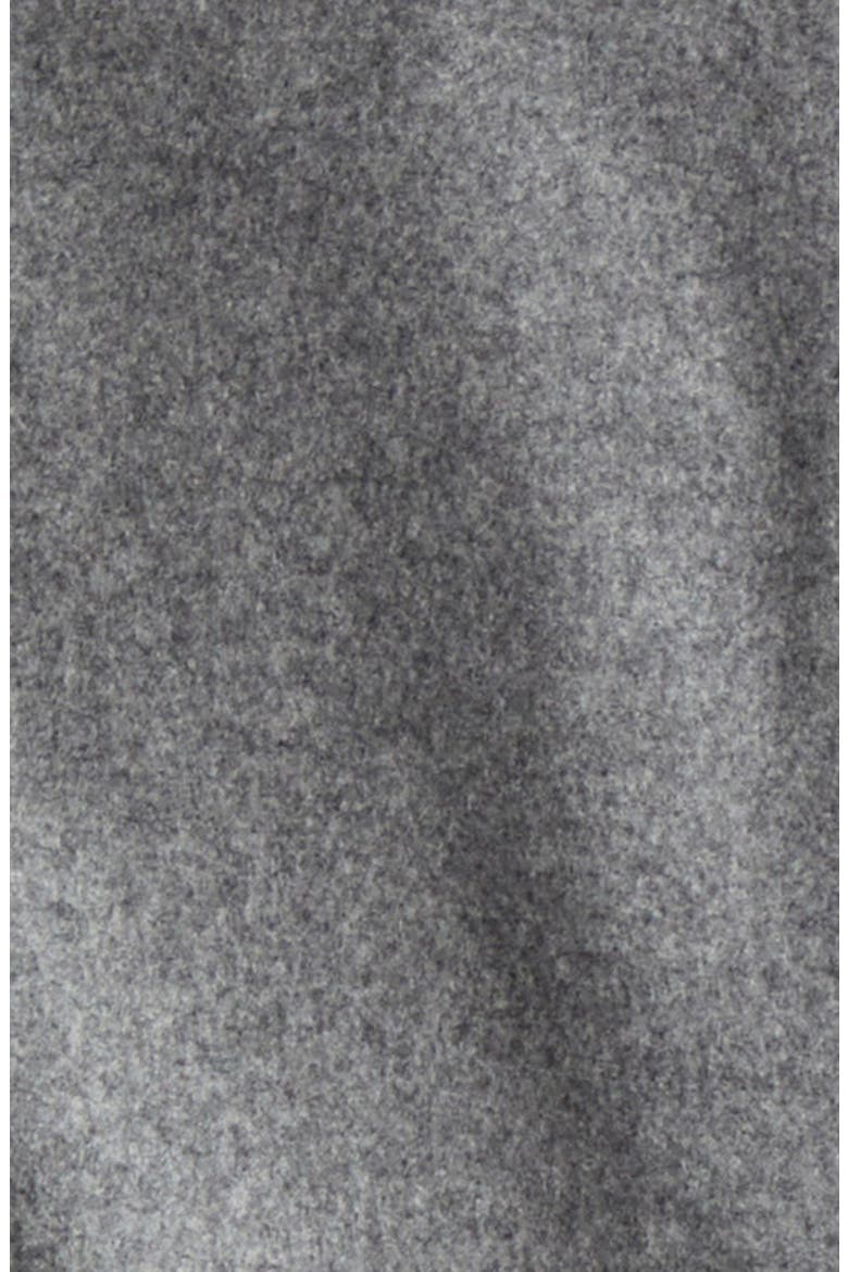 4-Bar Patch Pocket Cashmere Felt Topcoat, Alternate, color, MEDIUM GREY