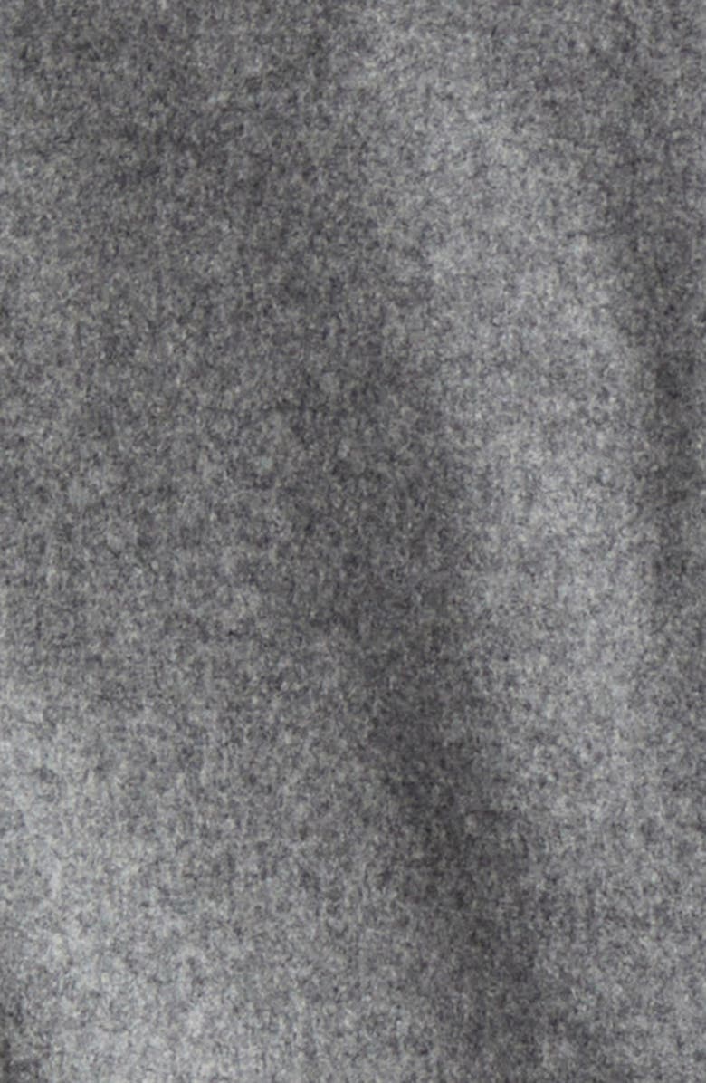 Thom Browne 4-Bar Patch Pocket Cashmere Felt Topcoat, Alternate, color,