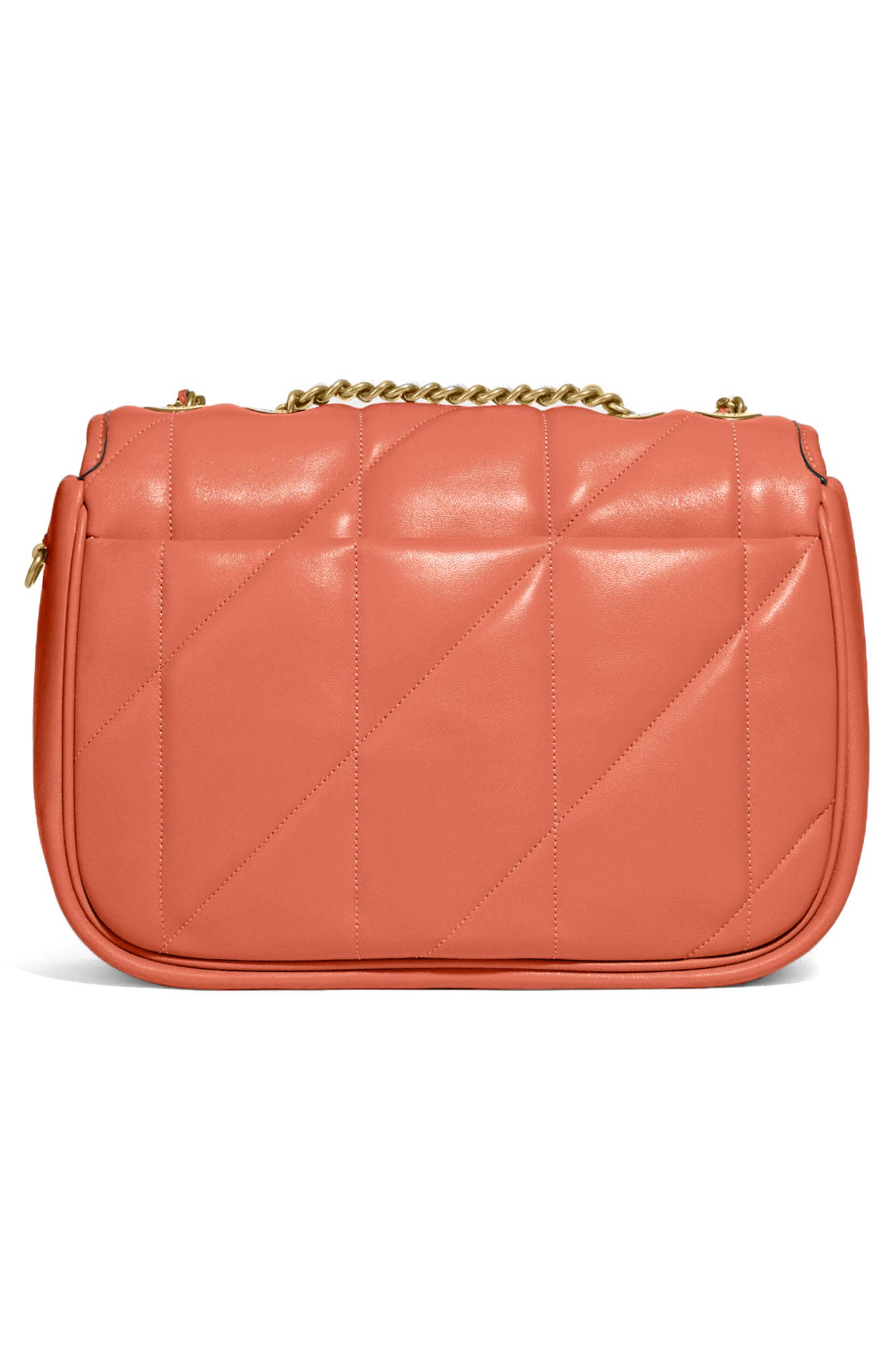 Madison Quilted Convertible Shoulder Bag, Alternate, color, LIGHT CORAL