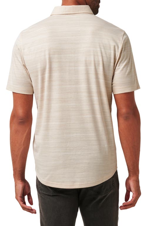 Travismathew West End Space Dye Polo In Italian Sand