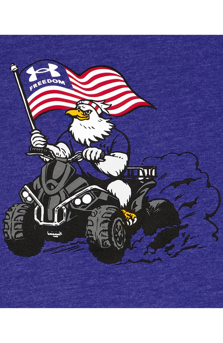 Under Armour Kids' Freedom Graphic T-Shirt & Shorts Set, Alternate, color, Team Royal