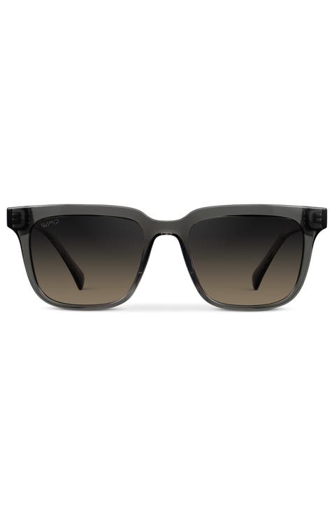 Wilson - 51mm Square Polarized Sunglasses