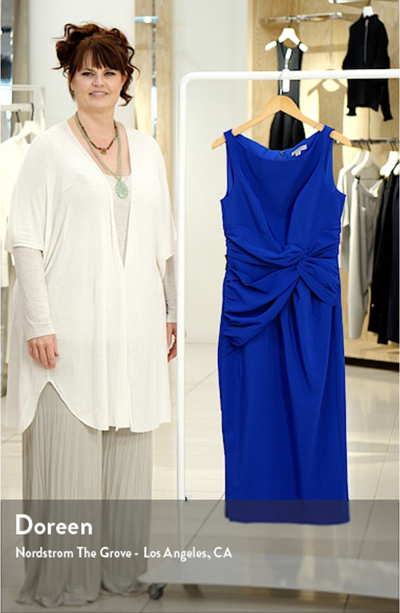 Sabina Twist Front Midi Dress, sales video thumbnail