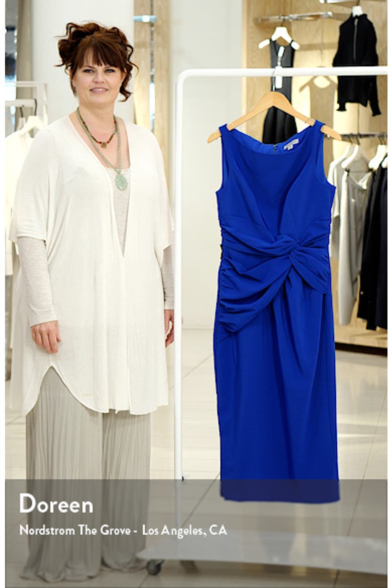 Sabina Twist Front Midi Dress video